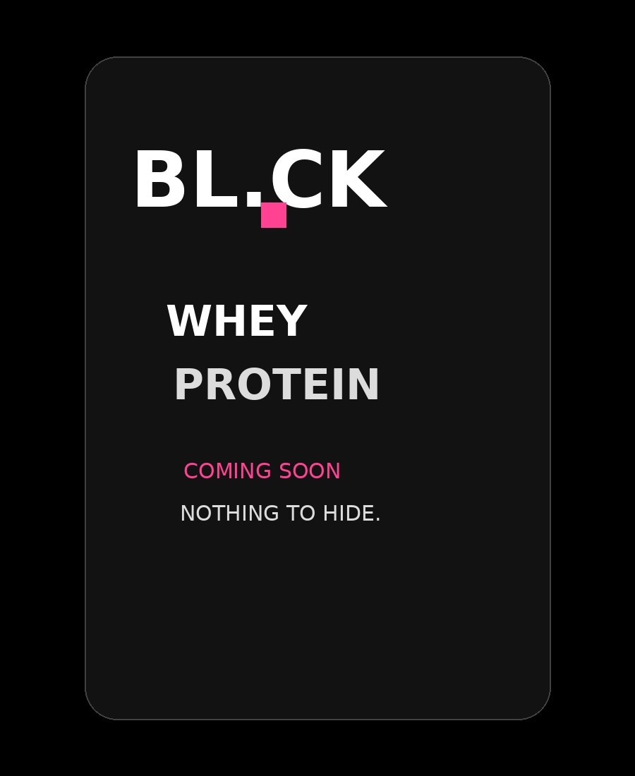 BL.CK Whey